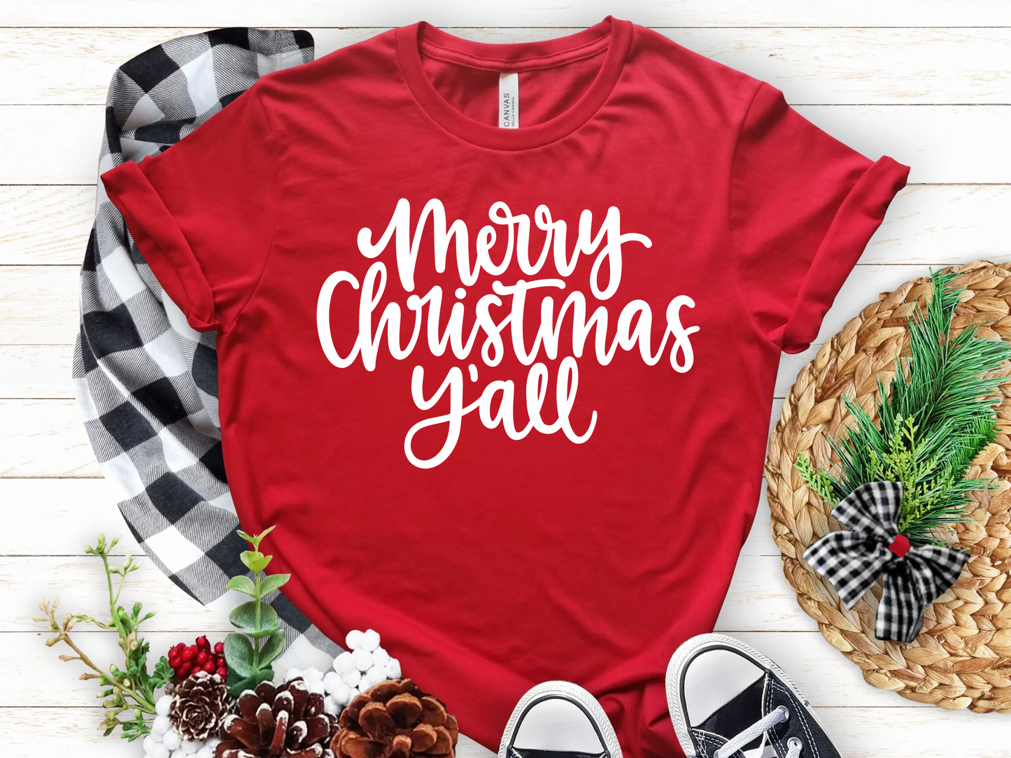 MERRY CHRISTMAS Y’ALL SHIRT