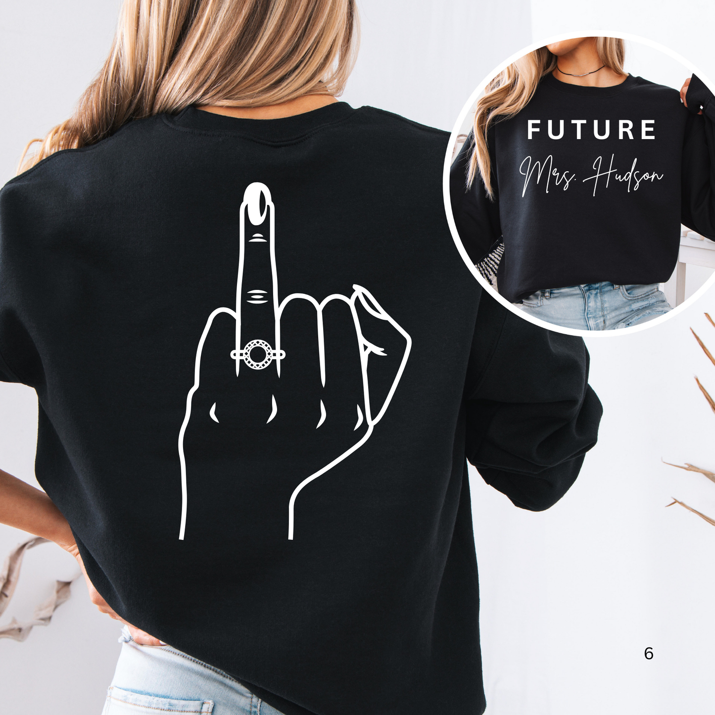 FUTURE MRS. ENGAGEMENT SHIRT- ADD NAME