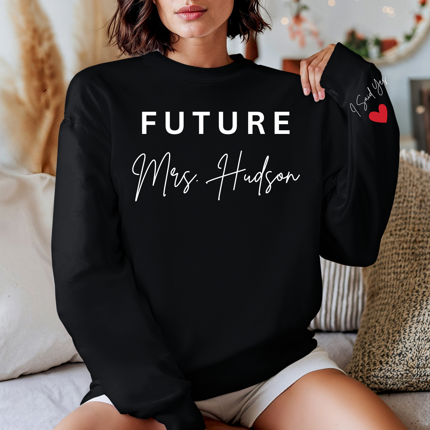 FUTURE MRS. ENGAGEMENT SHIRT- ADD NAME