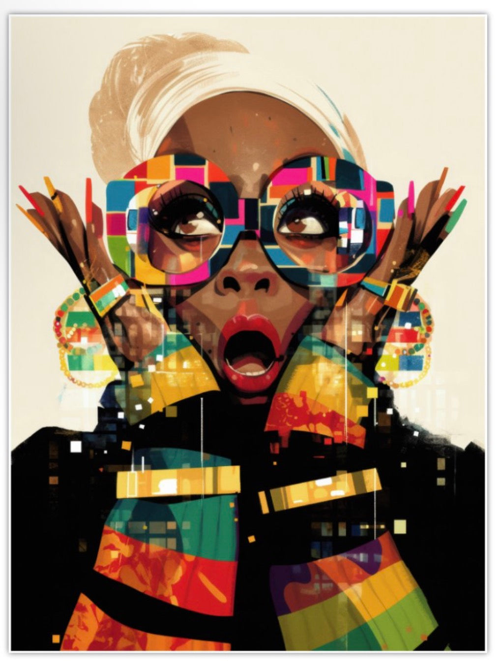 Abstract Woman Wall Art