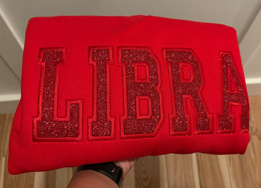 ZODIAC EMBROIDERED SWEATSHIRT