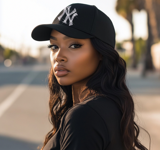 NY RHINESTONE TRANSFER(HAT SIZE)