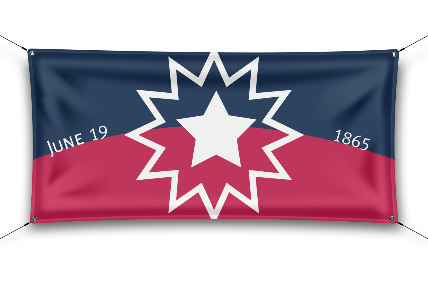 JUNETEENTH FLAG BANNER