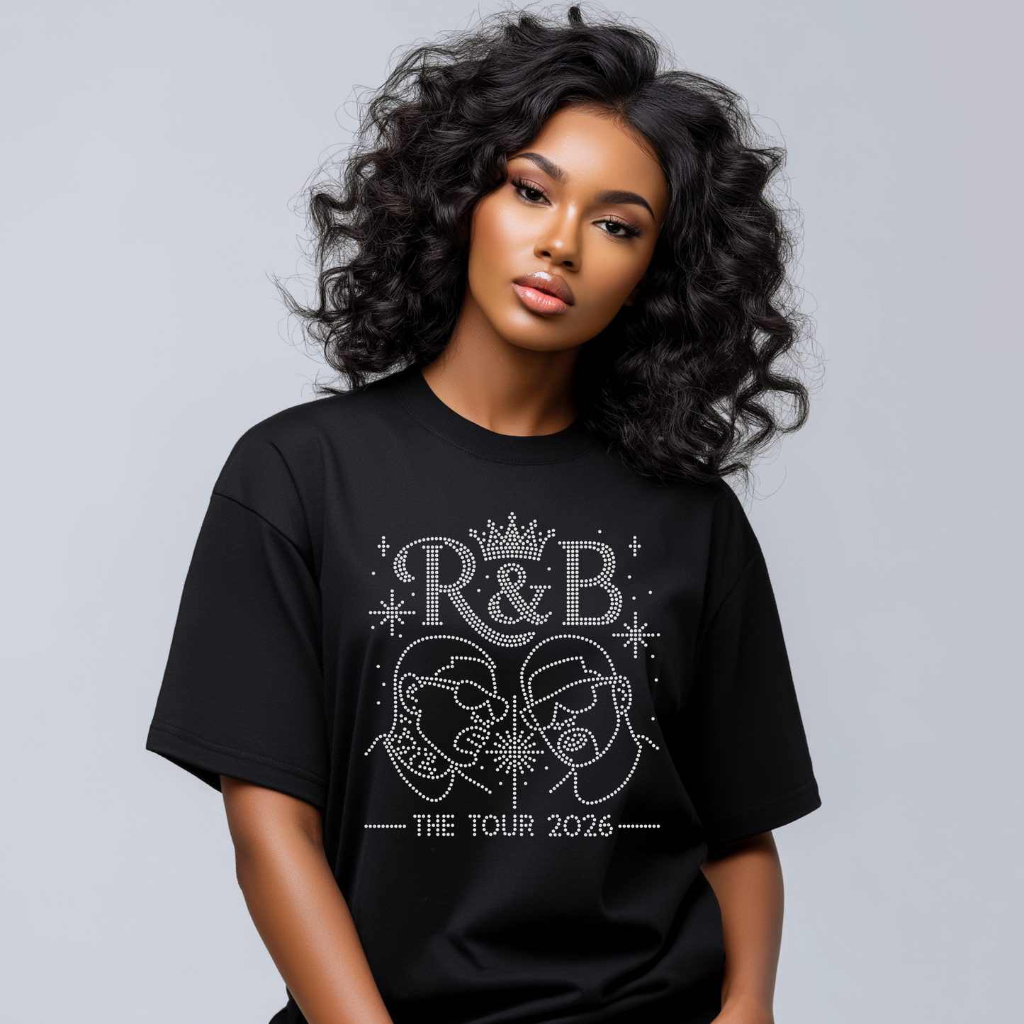 R& B TOUR RHINESTONE TRANSFER