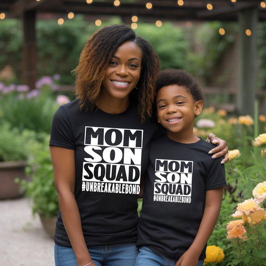 MOM SON SQUAD SCREEN PRINT  TRANSFER