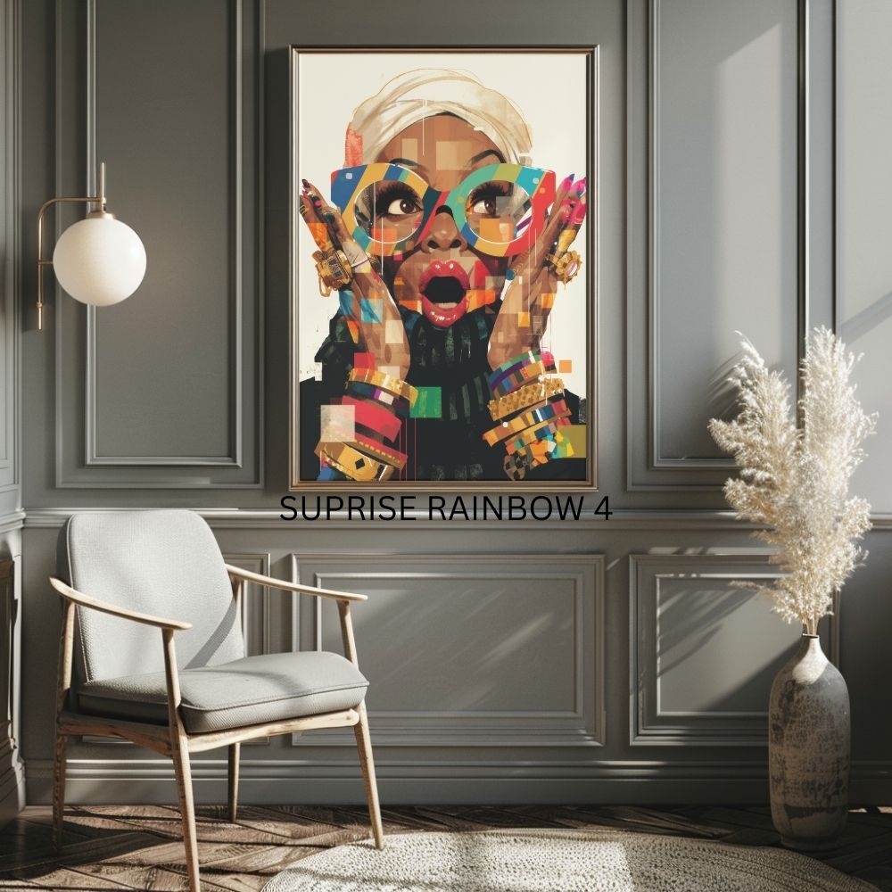 SURPRISE RAINBOW PHOTO PRINT