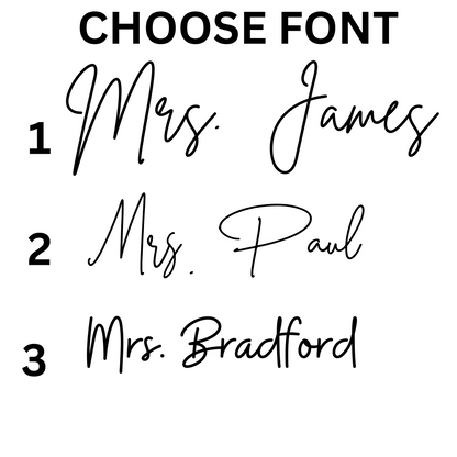 FUTURE MRS. ENGAGEMENT SHIRT- ADD NAME