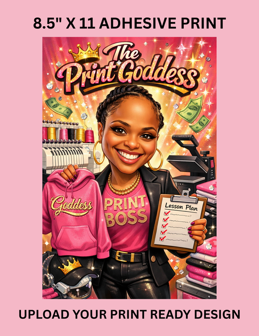 ADHESIVE PRINT SHEET