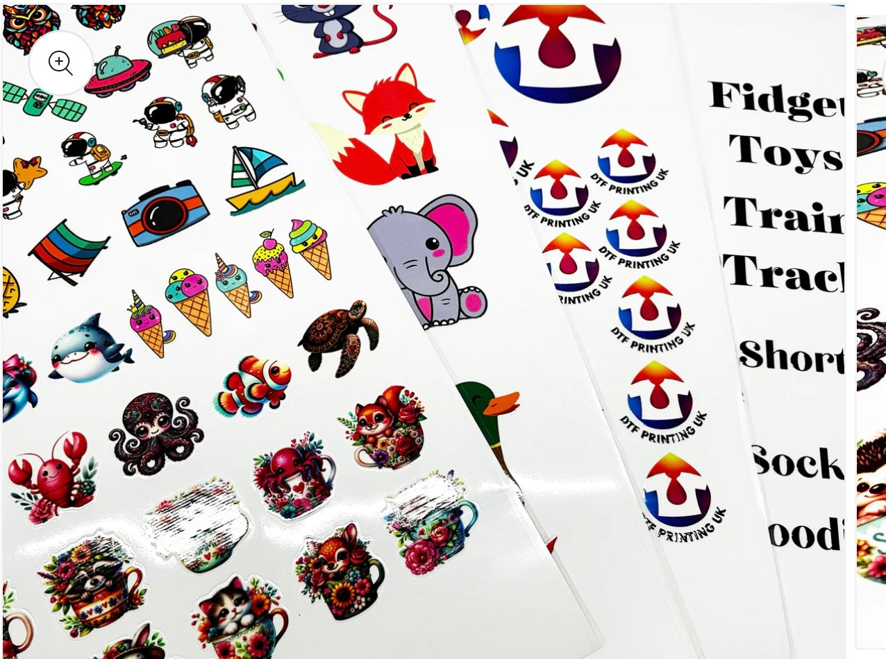 UV DTF STICKERS 11" X 24" GANGSHEET