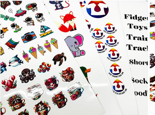 UV DTF STICKERS 11" X 24" GANGSHEET