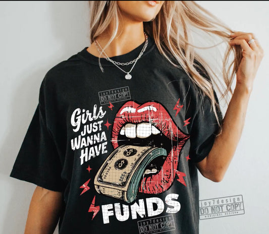 FUNDS  SCREEN PRINT TRANSFER 10 x 10.5