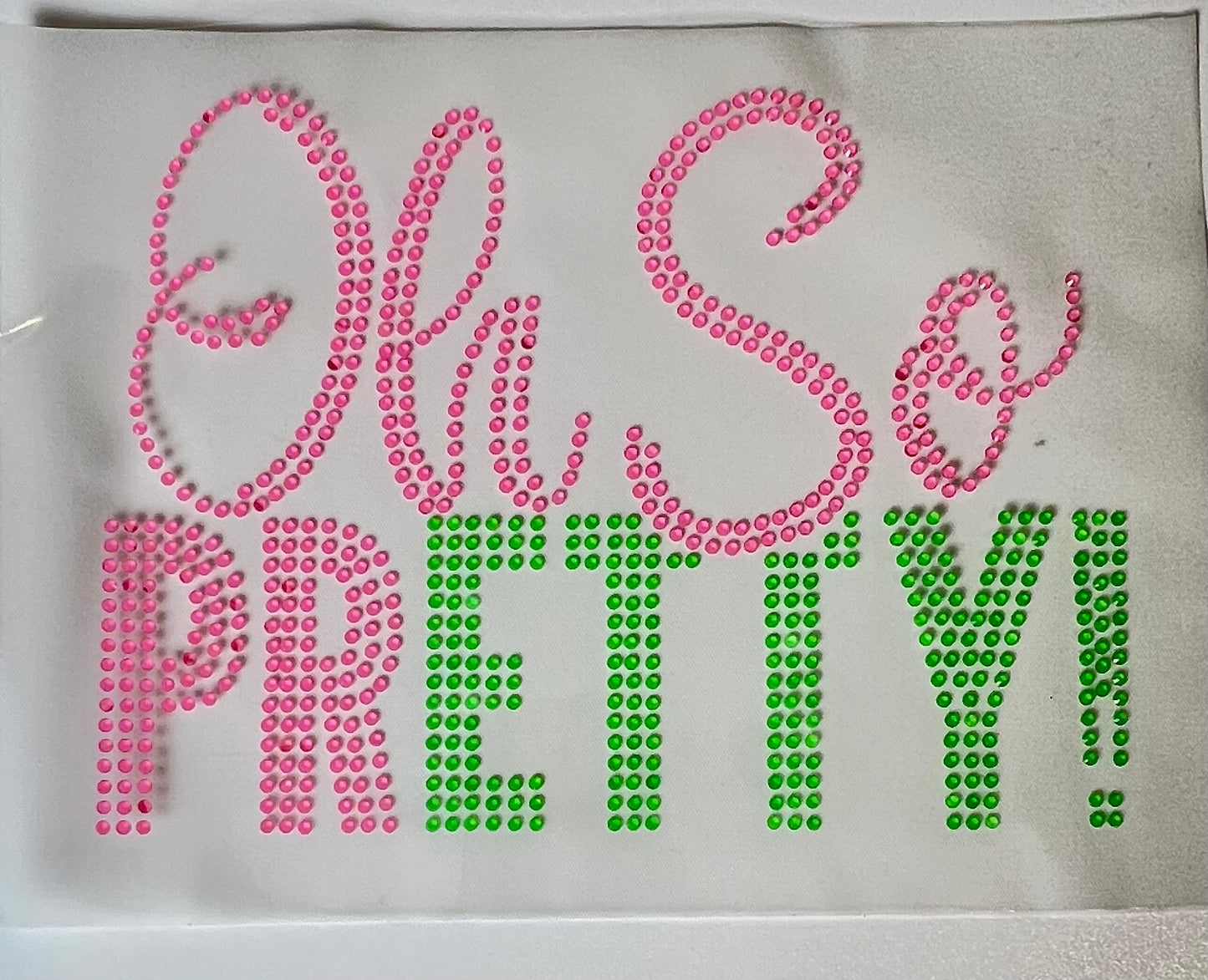 PRETTY RHINESTONE TRANSFER