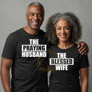 PRAYING & BLESSED SCREEN PRINT  TRANSFER