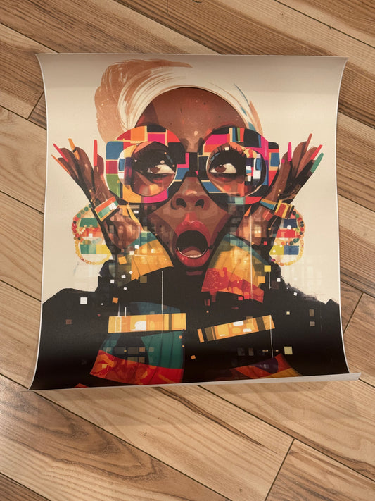 Abstract Woman Wall Art