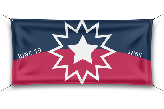 JUNETEENTH FLAG BANNER