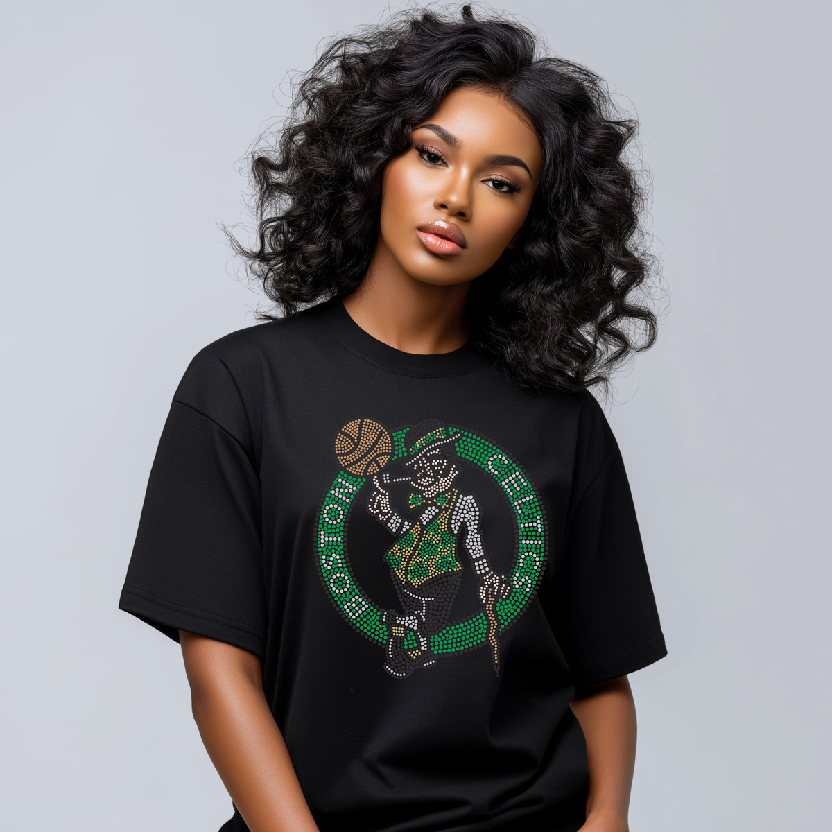 CELTICS RHINESTONE TRANSFER